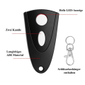 Pikkukuva 4 / 5: 433mhz Garagenöffner für Tormatic Novotron 502 Max43-2 / 512 Mix43-2 Fernbedienung 2er Pack (weißer Schlüssel) [DB] Black