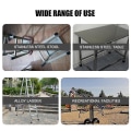 Miniatyrbillede 3 af 4: Db Square Plastprop Rørpæl Endestykke Stol Glide 10stk Sorte Plast Firkantede Propper 80mm