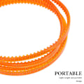 Miniatyrbillede 4 af 5: 4 stk. Bomuldsmaskine DIY-maskinbælter Bomuldsmaskine Udskiftning Plastikbælter [db] Orange 11.50X11.50X0.50CM