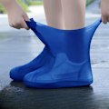 Miniatyrbild 1 av 5: 1 Set Utomhus Latex Regnstövlar Vattentäta Skoskydd Som Kan Återanvändas För Regnskydd. Flera Färger Att Välja Mellan, Hållbara [DB] Blue One Size Fits All 34-45