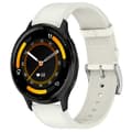Nahkainen kellon ranneke [DB] White For Garmin Venu 3