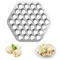Dumplingform, Ravioliform, Pelmeni-form i Metall för att Forma Kött [DB] Silver