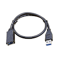 Miniatyrbilde 1 av 5: DB Høyhastighets USB3.0 Forlengelseskabel hann til hunn for diverse USB-enheter Black 5m