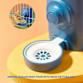 Miniatyrbillede 4 af 5: Kanin Vandflaske, 600ml Hængende Automatisk Vanddispenser Ved Tyngdekraft Til Kanin Chinchilla Marsvin Fræser [DB] Blue