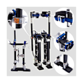 Miniatyrbillede 3 af 5: Stilt Soles Anti- Pads til Gipsplader, 4stk Stilt Soles Udskiftningssæt, Non- Fodpuder, Konstruktion T [DB] Black