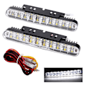 Pikkukuva 5 / 5: 2 kpl 30 LED:n auton päiväajovalot DRL-päivävalolamppu suuntavilkkuvaloilla DB