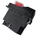 Miniatyrbild 4 av 5: Elektromagnetiska strömbrytare Tryckknappsbrytare för trädgårdsredskap KJD17 220V 5 Pin -Terminaler [DB] Black