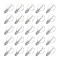 Miniatyrbillede 1 af 4: 25 stk. Led G40 E14 Udskiftningspærer 0,6w 2700k Led Filament Lys - På Lager [DB]