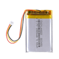 Miniatyrbillede 1 af 5: 3.7v 1800mah 1.25 3p Lithium Li Ion Polymer Lipo Batteri Kompatibel Bluetooth Højttalere Trådløse Headset  Hovedtelefoner Corsair Pro  Rpg {DB 803450  RYB