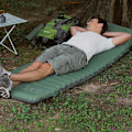 Miniatyrbilde 5 av 5: Forlenget og utvidet tykkere fot oppblåsbar pute, bærbar og ultralett luftmadrass for utendørs camping og fotturer [DB] Spring Rain With Gray On The Back