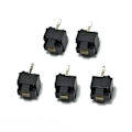 Miniatyrbilde 1 av 5: Kvadratisk Mus Mikrobryter Passer For Micro Soft Ie3.0 Roller Io1.1 Ie4.0 Brune Prikker Bryterknapp Erstatning {db}
