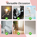 Miniatyrbilde 4 av 5: Formbar Morsom Sportsmann Nattlampe, DIY Form Nattlamper, God Gave [DB] blue