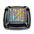 Miniatyrbilde 1 av 5: Regnbue Ball Matching Leke Fargerik Morsom Puslespill Sjakkbrett Spill med 48 stk/ 80 stk Fargede Perler for {Db) 80 Particles