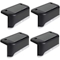 Miniatyrbild 1 av 4: 4-pack solcellslampor för däck LED solcellslampor för trappsteg Vattentäta staketlampor Kompatibla med utomhussteg Staket [dB} Black Warm Light