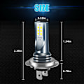 Miniatyrbild 5 av 5: 4 st H7 LED-lampor, Starkare 110W LED-Dimljuslampor, 6000K Kallt Vit H7 LED-lampset [DB]
