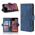 Læder Wallet Stand Case Kompatibel til Samsung Galaxy Xcover Pro [DB] Blue