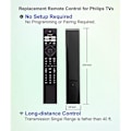 Miniatyrbilde 4 av 5: Fjernkontroll erstatning for Philips Ambilight 4k Ultra Hdr Oled Android Smart TV 398gr10bephn0041bc Brc0984501/01 [DB]