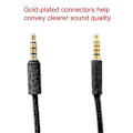 Miniatyrbillede 5 af 5: Erstatningskabel til Logitech G433/233/g Pro/g Pro X/HyperX Cloud Alpha/Xbox One [Db]