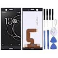 Pikkukuva 1 / 5: OEM LCD-näyttö Sony Xperia XZ1 Compact -puhelimelle, kosketusnäyttö ja kokoonpano (musta) [DB] Black