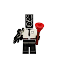 Miniatyrbilde 2 av 5: 8 stk/sett Skibidi Toalett Minifigur Actionfigurer Byggeklosser Leker Db
