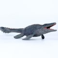 Miniatyrbild 3 av 5: Stor Mosasaurus Leksak, Realistisk Djuphavsmonster Plast Djurmodell Db Gray 38*11*6.8cm