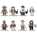 Miniatyrbillede 1 af 5: 8 stk. Stranger Things-serien Samlede byggeklodser Legetøj Playset Minifigurer Model Børn Gave Db