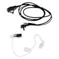 Pikkukuva 1 / 5: 3,5 mm:n kuulokkeet piilotetulla akustisella putkella, PTT ja mikrofoni puhelimille {DB Black as described