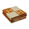 Miniatyrbild 1 av 5: Db Wool Cashmere Throw Plaid Blankets Orange