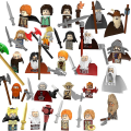 Miniatyrbillede 2 af 5: Nye middelalderlige dværgorktroldhobbitfigurer tilbehør modelbyggeklodser lotr mursten legetøj til børnegaver Db Set 08