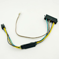 Miniatyrbillede 4 af 5: 30cm Modulær Strømforsyningskabel Atx 24pin 24 Pinstik Hun til 6pin 6-pinstik Han 6pin Stik til Elite [DB] Black