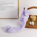 Pikkukuva 1 / 5: Mukavat ja söpöt piirrettyjen korvatyynyt - Lämpimät, tuulenpitävät polyesterikorvat talviulkoiluaktiviteetteihin{db} Purple