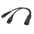 Miniatyrbillede 1 af 5: IEC320 C14 til 2 X C13 Hun Y Splitter Strømkabler 1 ind 2 ud 2500W 10A 250V Strømforlængerkabel kompatibelt med LCD-skærme-YM [DB]