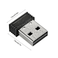 Miniatyrbillede 4 af 5: Mini Ant+usb Stick Adapter Bærbar Dongle Port Til Zwift Wahoo Bkool Cykling db