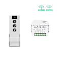Miniatyrbild 2 av 5: Tuya Smart Life Wifi 433mhz Jalusi Gardinbrytare Med Rf Fjärrkontroll För Elektrisk Rullgardinsstyrning [db] White