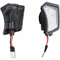 Miniatyrbild 3 av 5: 2 st LED-lampor under backspegel välkomstpölar för C30 C70 S40 S60 S80 V40 V50 V70 XC70 XC90 31217838 [DB] Black   White Light