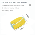 Pikkukuva 4 / 5: Puuvillainen Kenkien Pesupussi Pyykkiverkko Pehmeät Kuituja Poistaa Helposti Lihan Anti-deformaatio -GSLA {DB} Yellow 2pcs