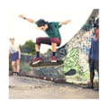 Miniatyrbillede 4 af 5: 4 stk. 60x45mm Cruiser Skateboard Hjul Pu Hjul Longboard Cruiser Hjul, [db] Transparent Blue