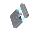 Miniatyrbilde 1 av 5: M.2 Nvme 2230 Ssd-kabinett Usb C-adapter 10gbps Usb3.2 Gen2 Ekstern kabinett for M2 2230 Nvme Sn7 [DB] Silver