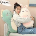 Miniatyrbild 3 av 4: Squishy leksak Kawaii djur fet dinosaurie Shiba Inu hund kudde plyschleksaker söt mus kanin docka flickor säng hålla sovkudde [DB] dinosaur 45cm