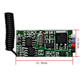 Miniatyrbilde 4 av 5: 12v 24v Trådløs Fjernkontroll Relémottaker 3.6v Mikro Fjernkontrollbryter [DB] Multicolor A1