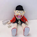 Miniatyrbillede 5 af 5: DB 2023 60cm Jeffy Dukke Puppet Jeffy Hånddukke Sml Jeffy Dukke Familie Ægte Jeffy Zombie Dreng Hånddukke Blødt Legetøj Plys Feebee Dukke 50cm
