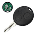 Miniatyrbillede 5 af 5: 433.92mhz 3 Knapper Smart Fjernbetjeningsnøgle Til Benz Smart Fortwo Forfour Roadster Zekai [DB]