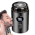 Miniatyrbilde 2 av 5: Elektrisk Mini Barbermaskin Oppladbar Full Kroppsvask Reise Bil Bærbar Herre Barbermaskin Smertefri Trådløs Trimmer Kniv Ansikt Skjegg Barbermaskin [DB] green