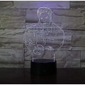 Miniatyrbilde 4 av 5: Veeki Elvis Aaron Presley skrivebordslampe The King Of Rock And Roll LED nattlys musikk atmosfære USB bursdagsgaver [DB]