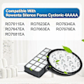 Pikkukuva 2 / 5: 2 kpl HEPA-suodattimia Rowenta Silence Force Cyclonic 4aaaa Ro7647ea Ro7663ea Ro7676ea Ro7681ea (malli Ro76xx) imureille {Db}