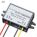 Miniatyrbillede 5 af 5: DC-DC 12V/24V til 5V Bil Strøm Konverter Step-Down Modul Source Buck Adapter [DB] 10A