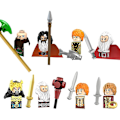 Miniatyrbillede 4 af 5: Nye middelalderlige dværgorktroldhobbitede figurer tilbehør modelbyggeklodser lotr mursten legetøj til børns gaver Db Set 04