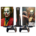 Miniatyrbilde 1 av 5: PS5 optisk stasjon versjon klistremerke, kul PS5 skin, kontrollerhåndtak, for PS5 konsoll og kontroller, DC tegneserie, Joker7 db
