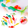 Pikkukuva 1 / 5: Dinosauruskumiset lentävät lelut Katapulttilelut Hauska kuminen napsauttava lelu Venyvä peli Dinosauruskoulun aktiviteetteihin Fidgets [db] Multicolor Free Size