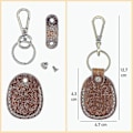 Miniatyrbilde 5 av 5: Airtag nøkkelring, airtag anheng airtag holder airtag etui, vanntett airtag nøkkelring etui holder komp [DB] Black